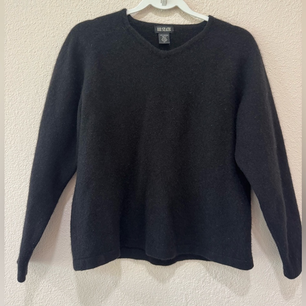 100% Cashmere Black Sweater